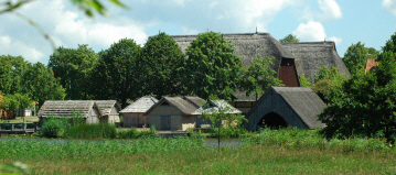 Slawenhütten im Wallmuseum